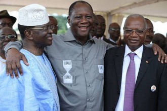 Côte dÂ’Ivoire : A Sinématiali, Ouattara réconcilie Yadé et  Fologo et raconte son assassinat manqué de 2002